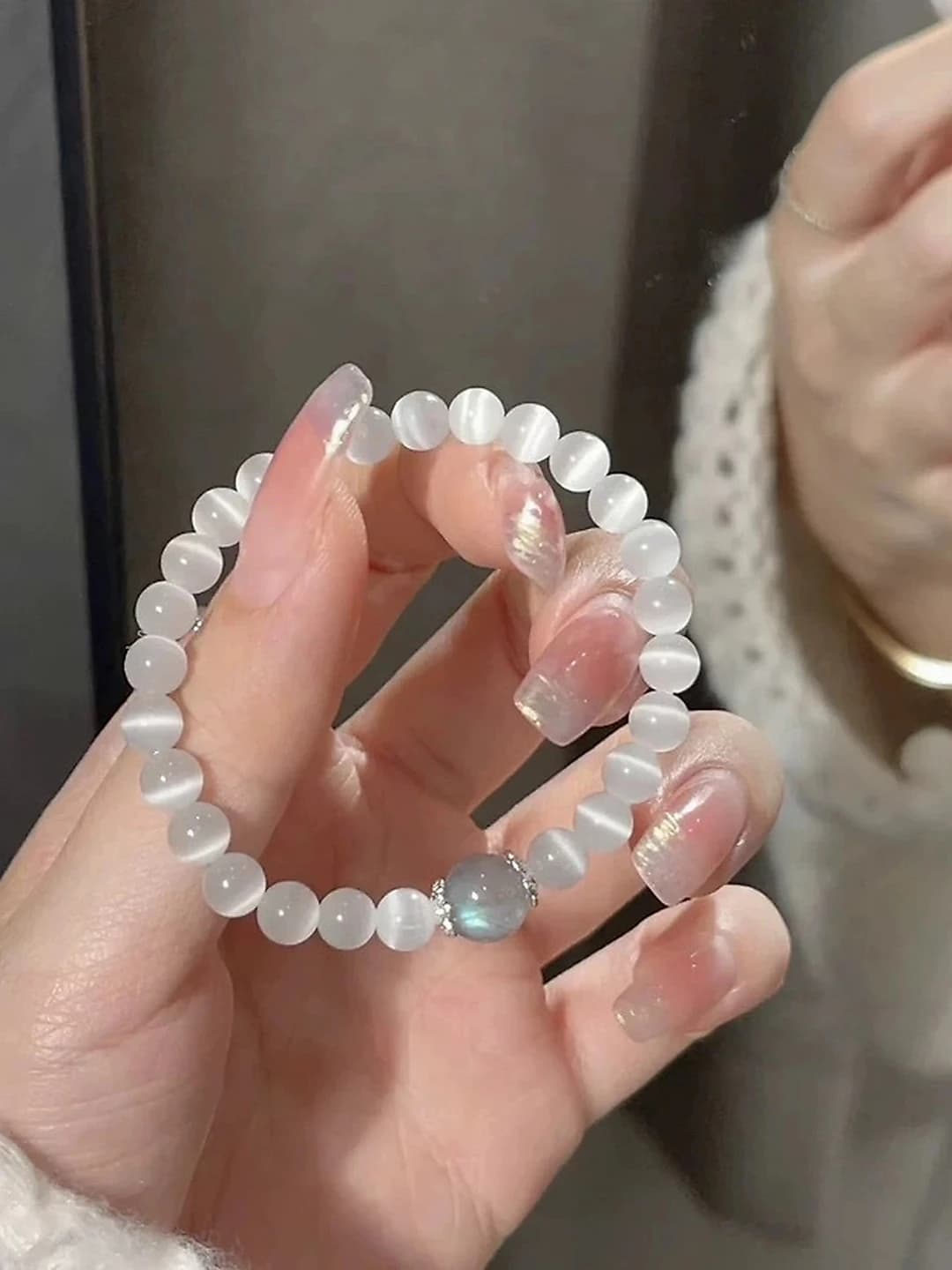 Звёздное море серый лунный глаз 6MM