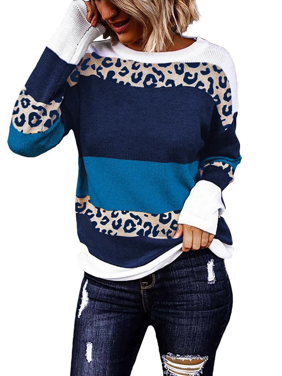 Leopard blue