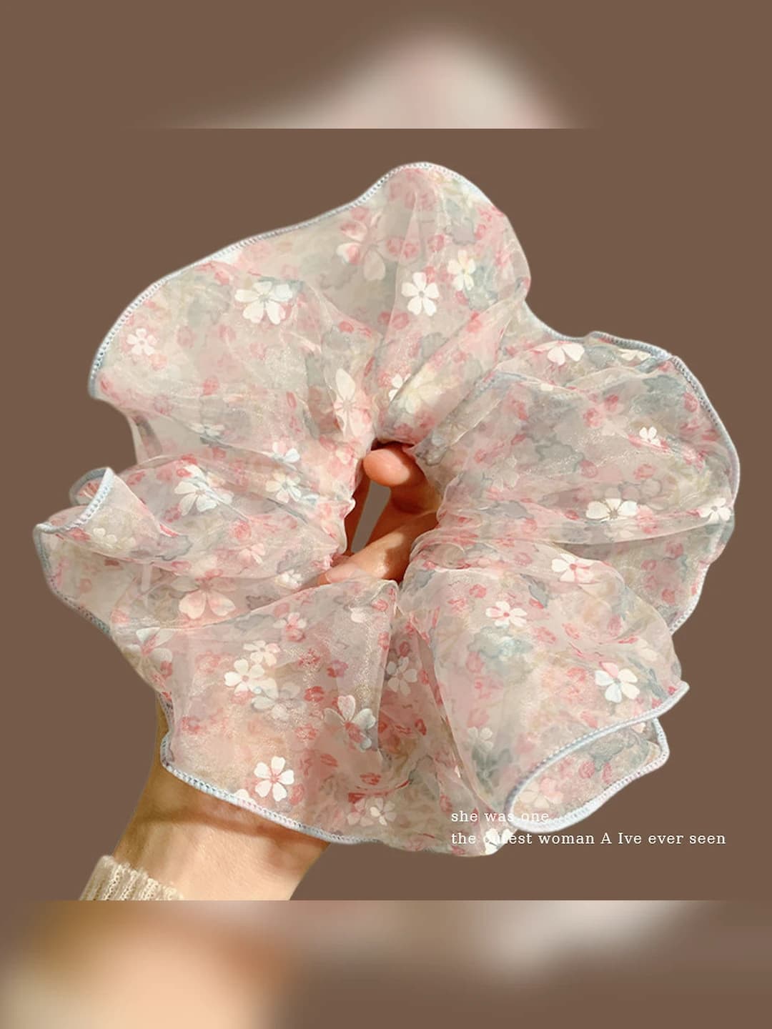 Pink floral, 15 cm