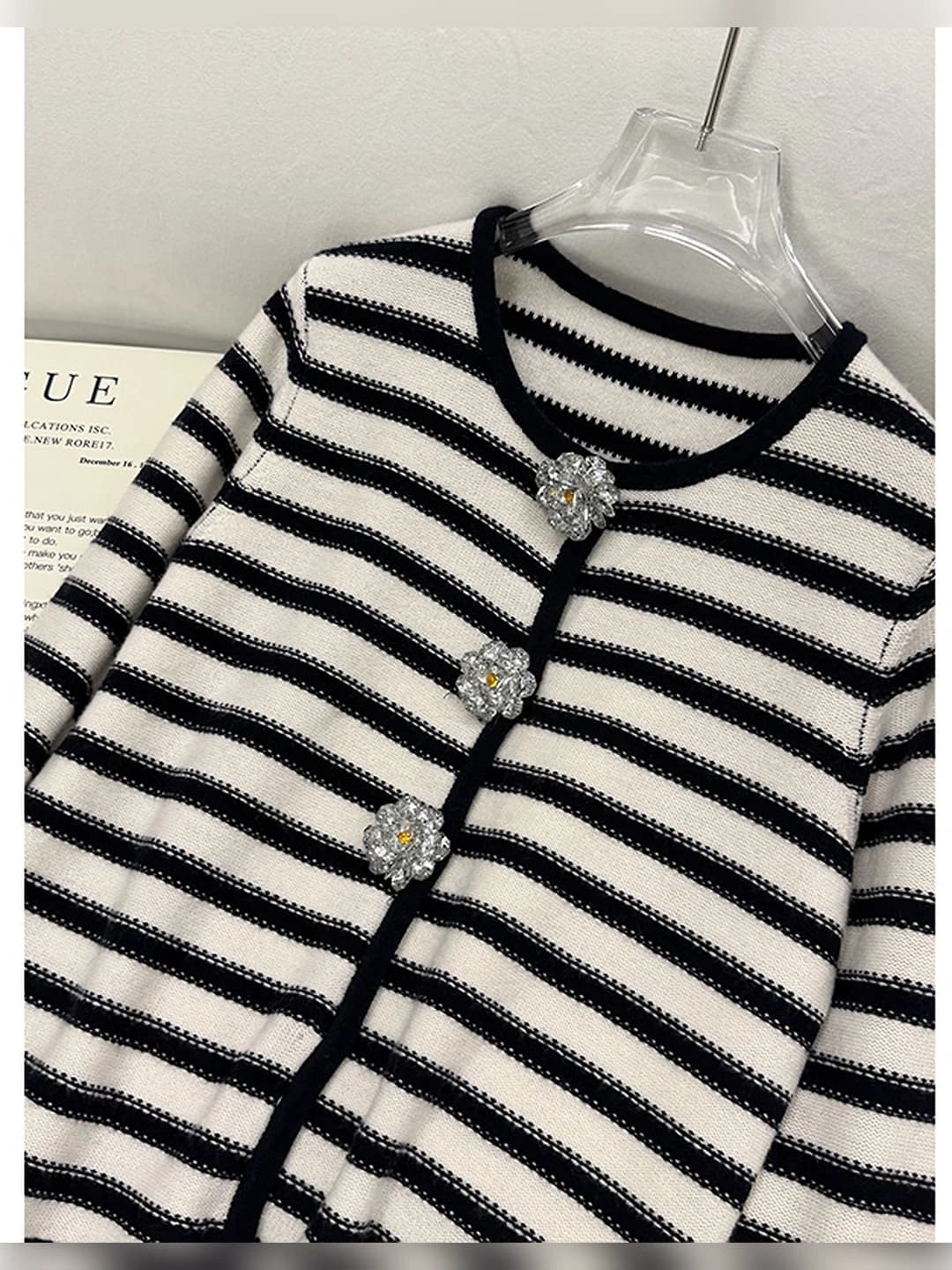 Black & white striped