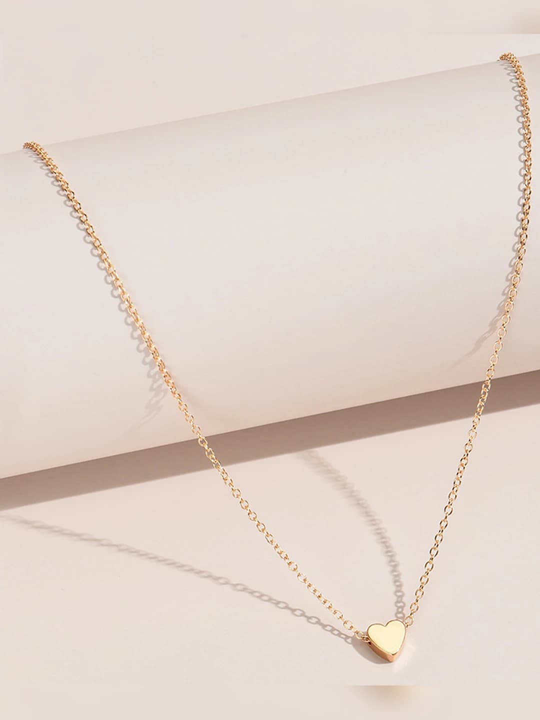 Gold heart bracelet