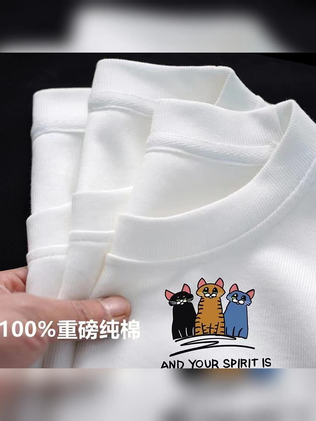 Женская футболка из 100% хлопка, свободный крой, круглый вырез, короткий рукав, с принтом, аниме узор, тип рукава флифли