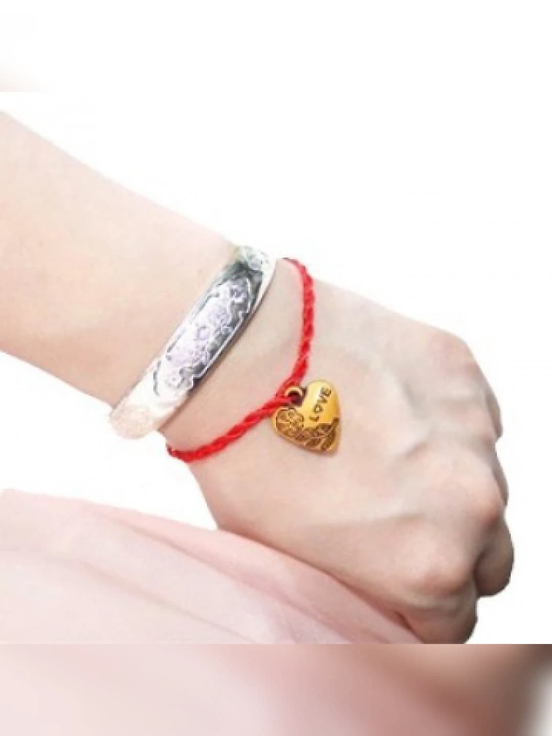 Heart woven bracelet