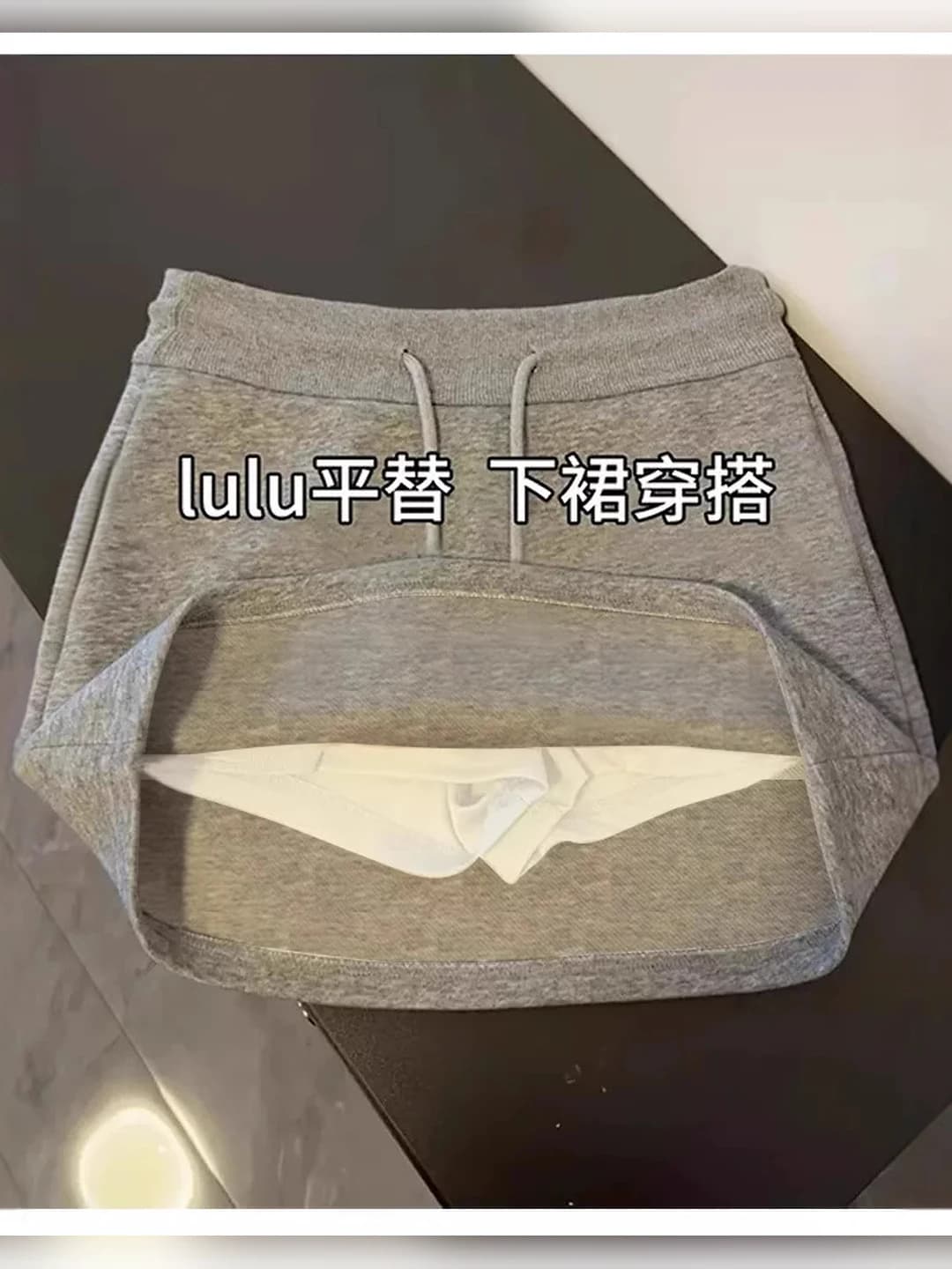 Women's 2026 summer sports A-line mini skirt, for petite, casual set, solid colour, stretch