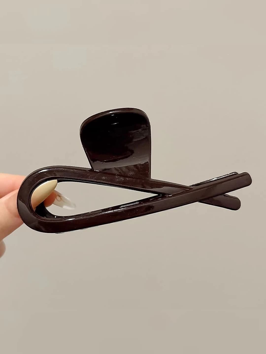 1# Shokolad jigarrang - baliq dum taxminan 11.5cm