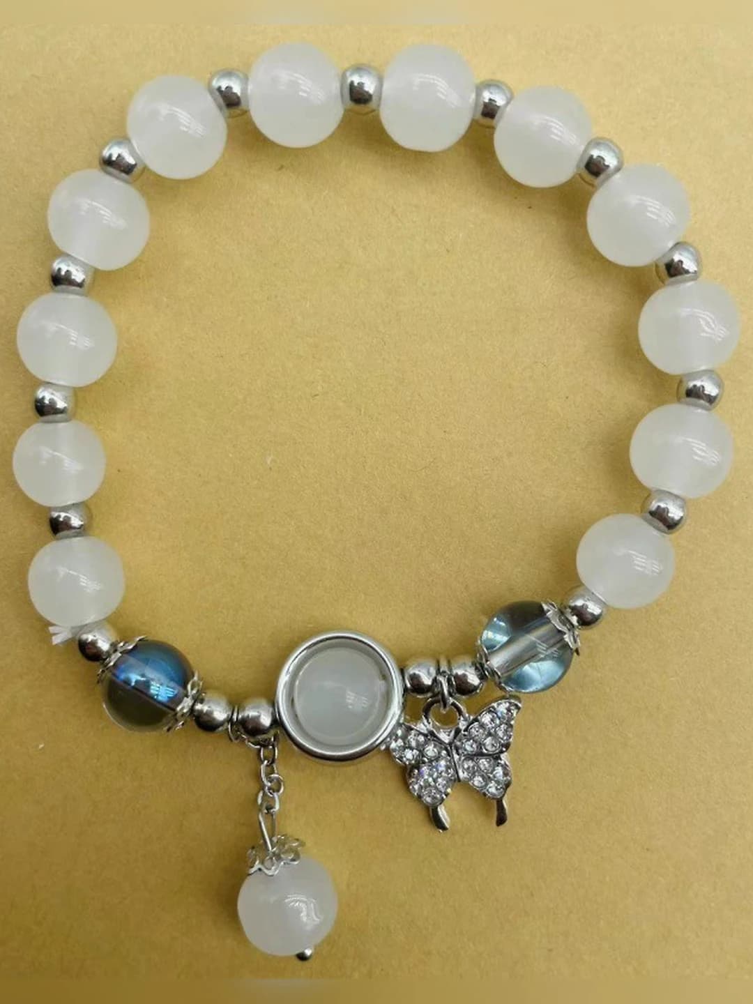 Butterfly cat's eye stone bracelet #SZ157