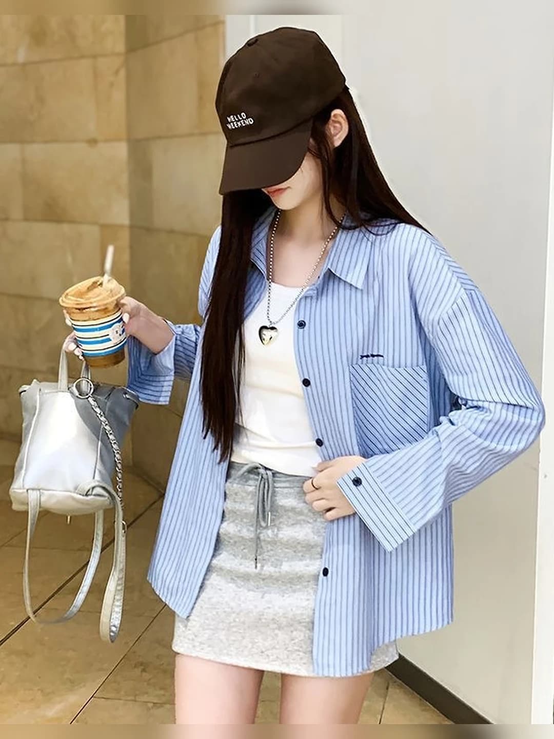 Blue striped