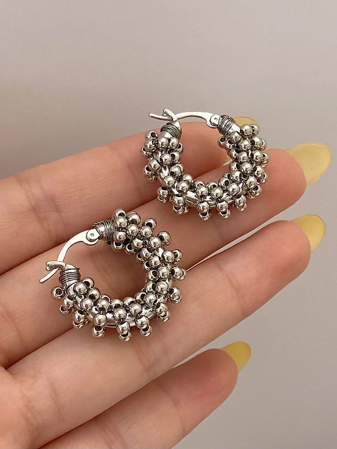 Серебро бусины кольцо