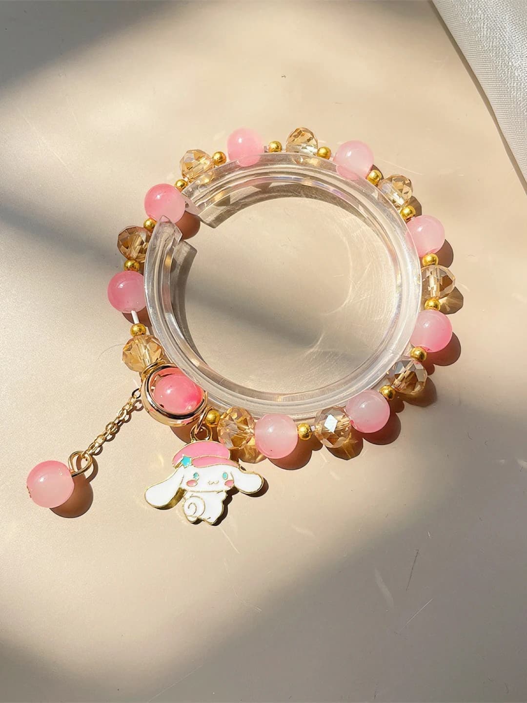 Pink Cinnamoroll clear bracelet #SZ264