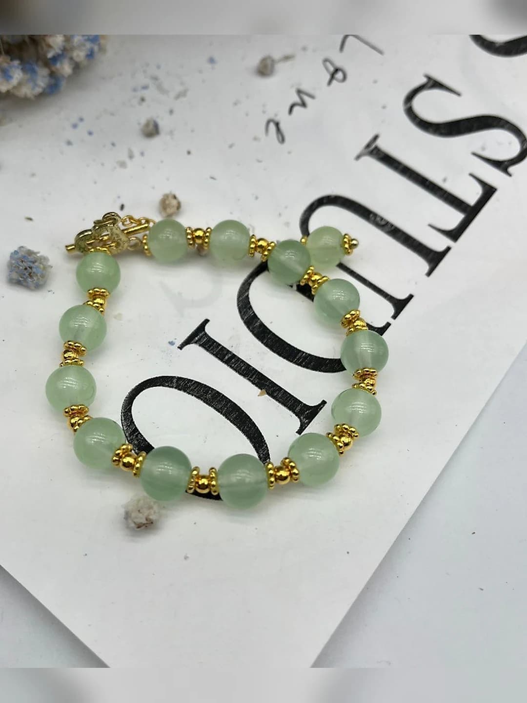 8MM Hetian jade bracelet
