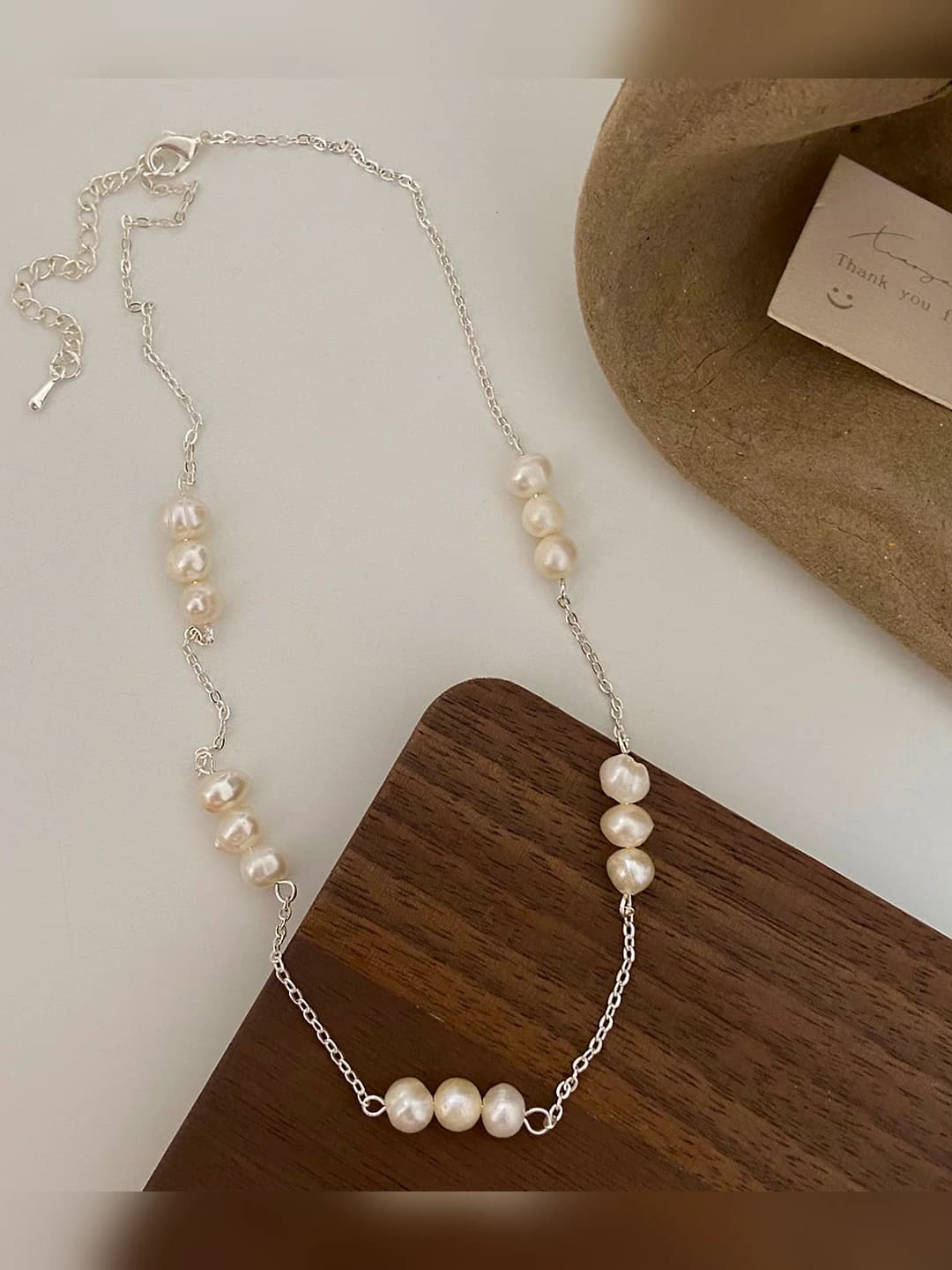 15 pearls, silver