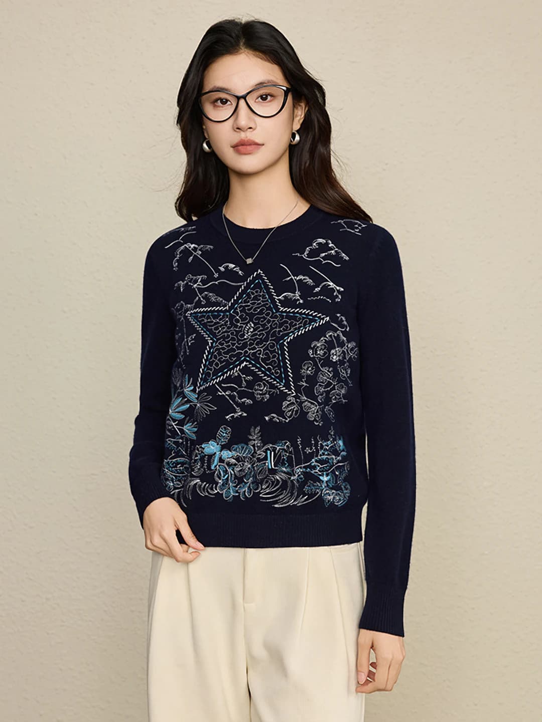 Navy all wool