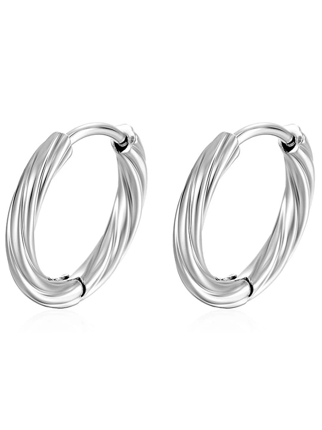 Цветочные серьги 2.5*10 стальной MS-575