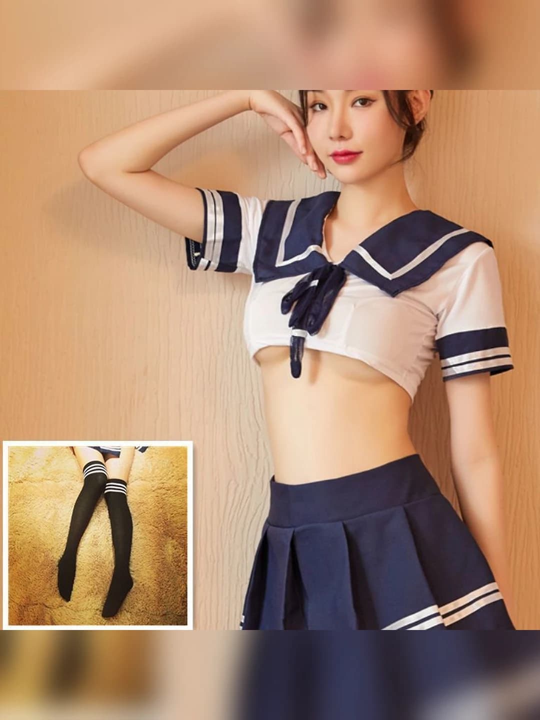323 School uniform + Skirt + Socks