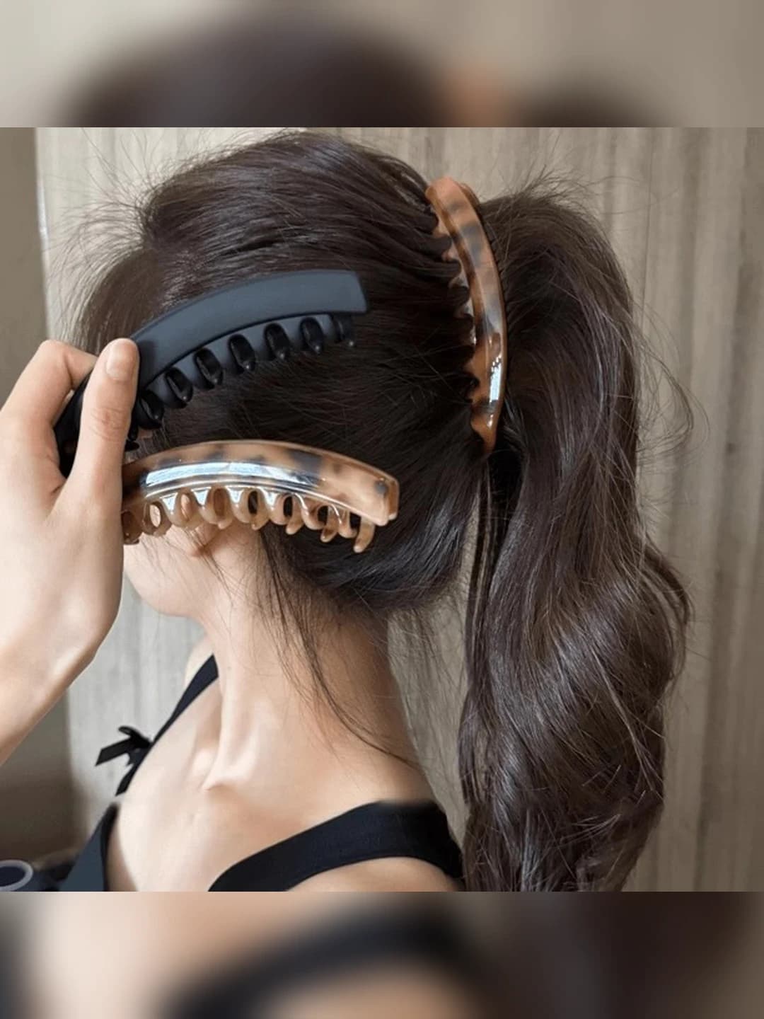 Women's acetate hair clip in Korean style 2026