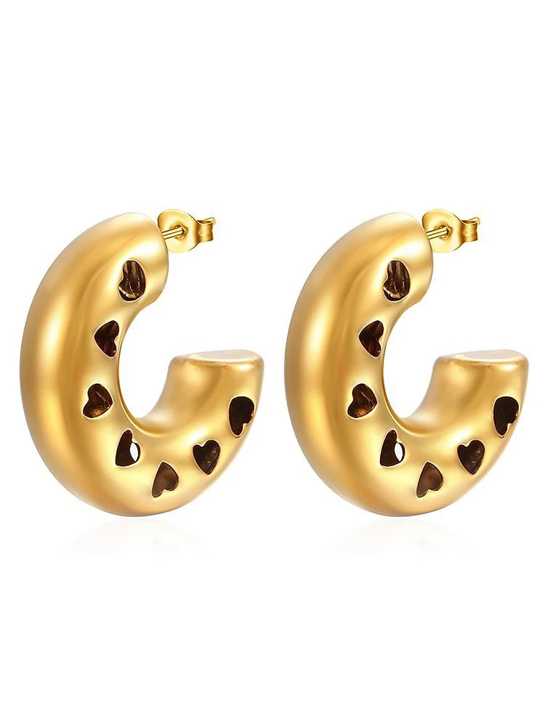 MS-221 Earrings, Gold