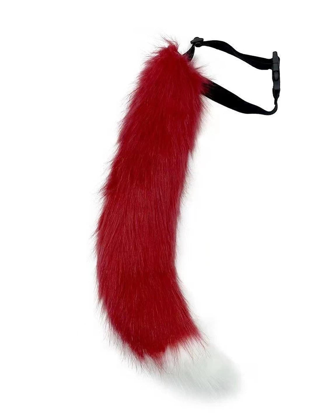 Red with white tip
