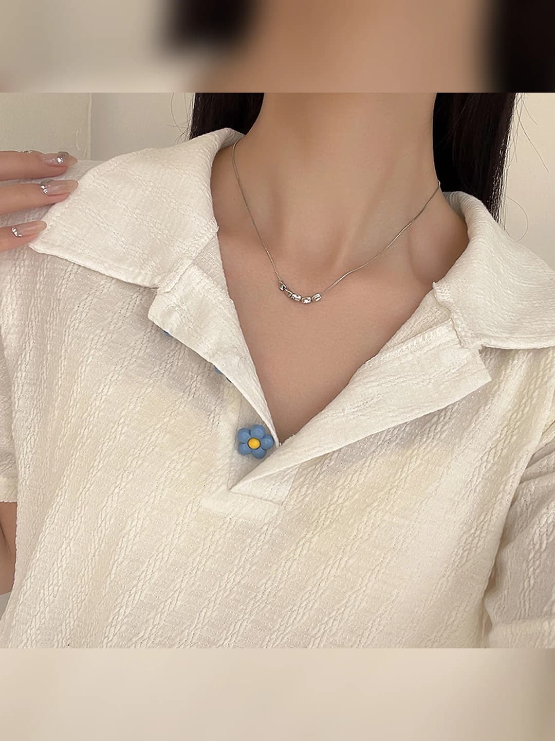 1915# Cube lucky bead necklace