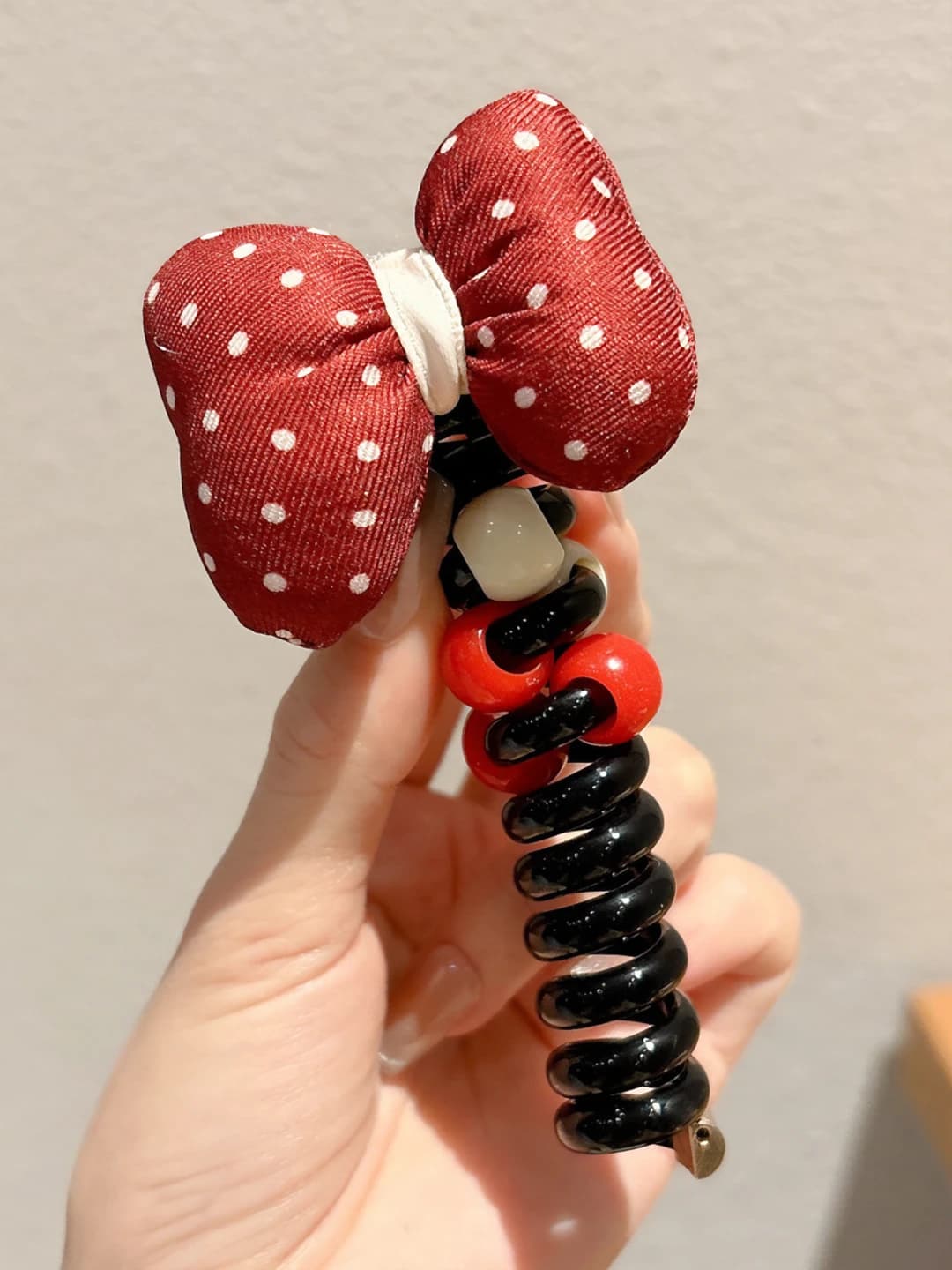 Polka dot bow tie