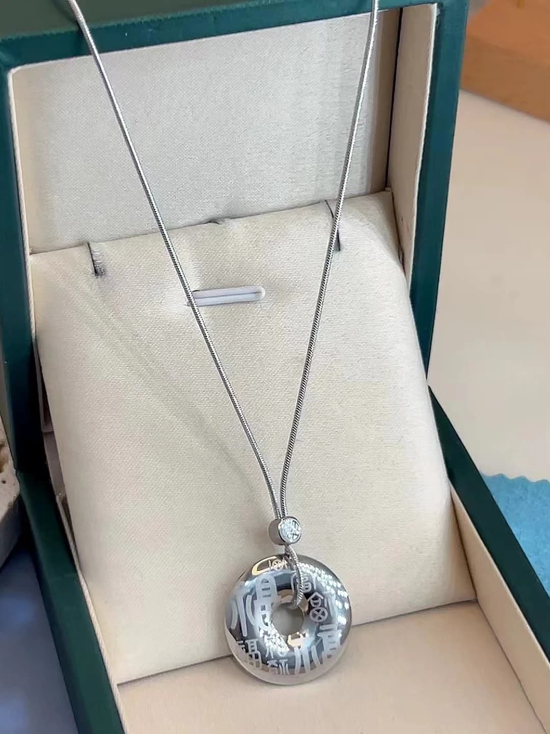 Silver, safety buckle