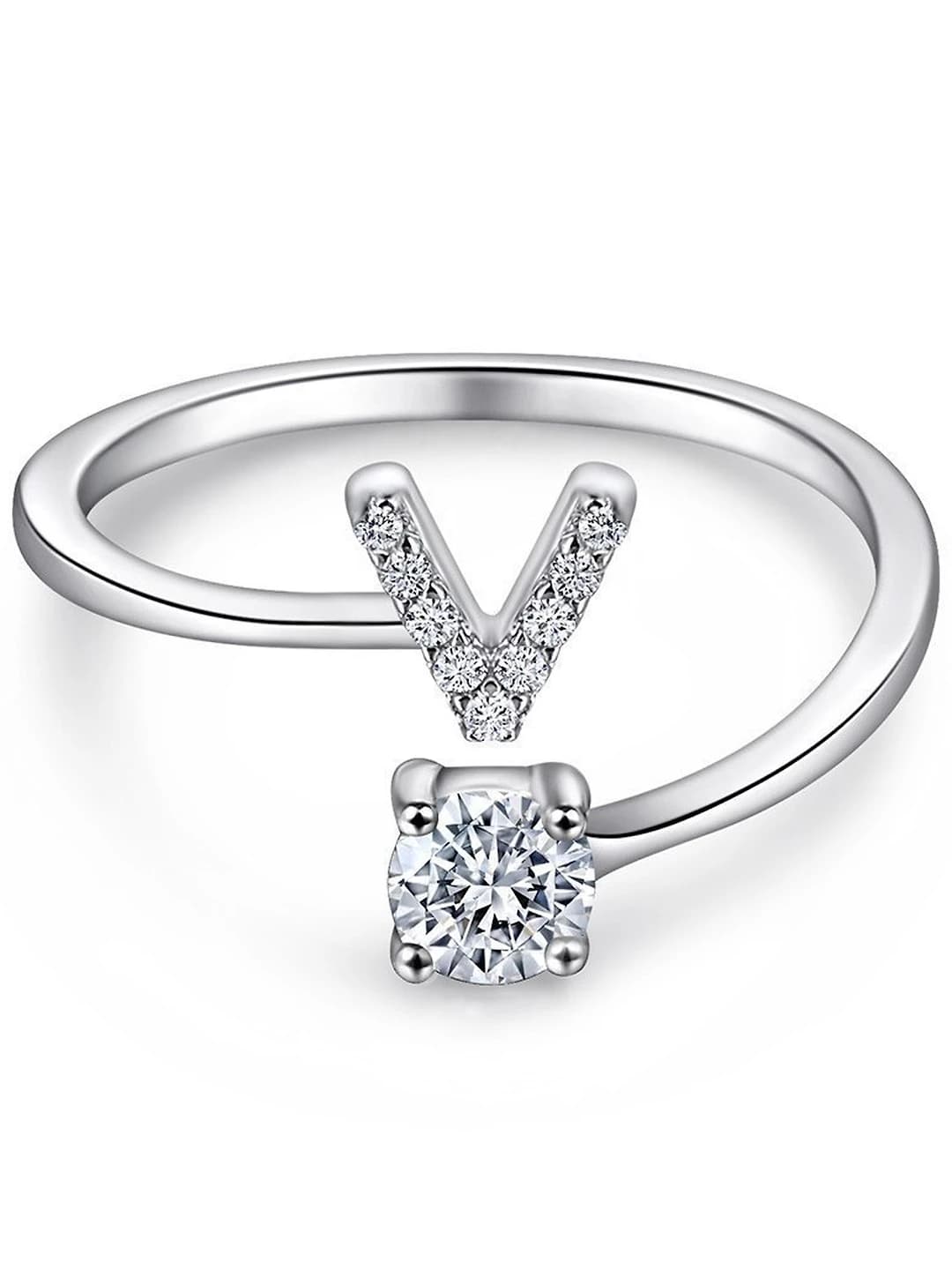 Letter ring — V