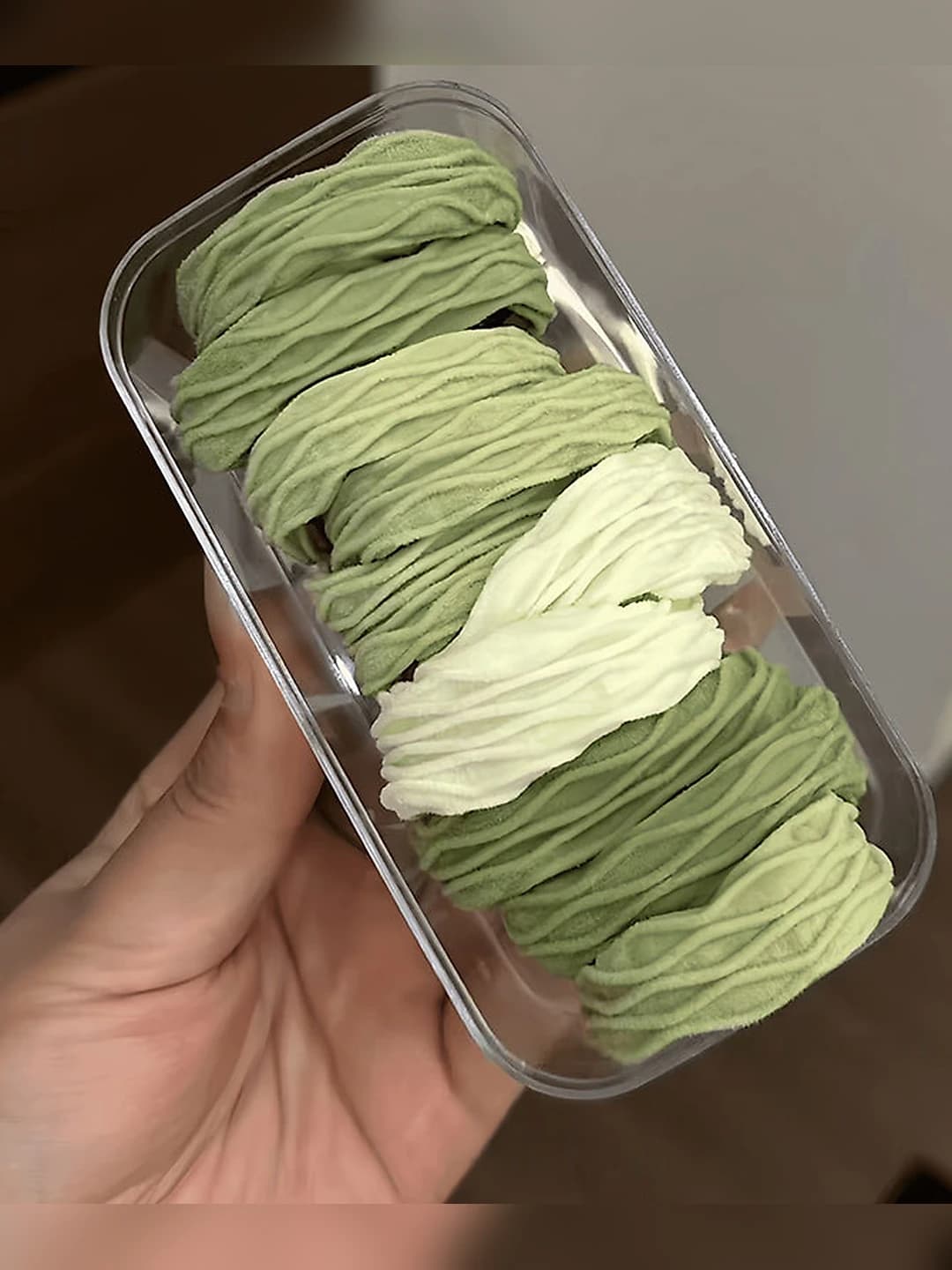 Mint green pattern 10 pcs