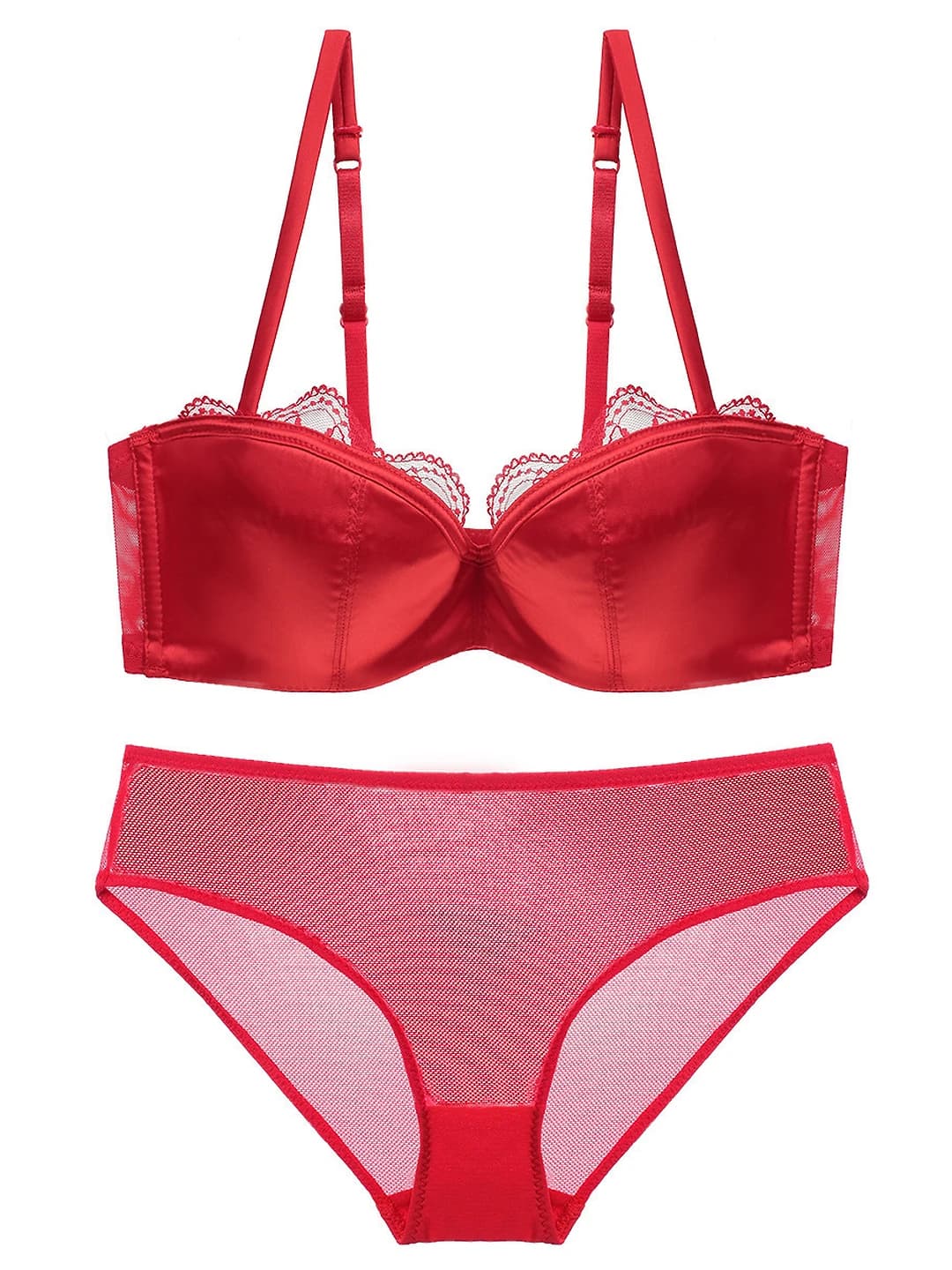 Bright red