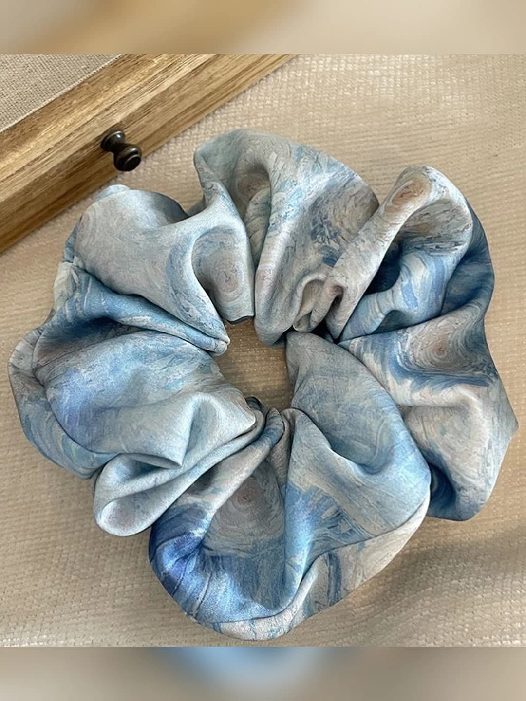 2# Tie-dye satin-blue 12 cm