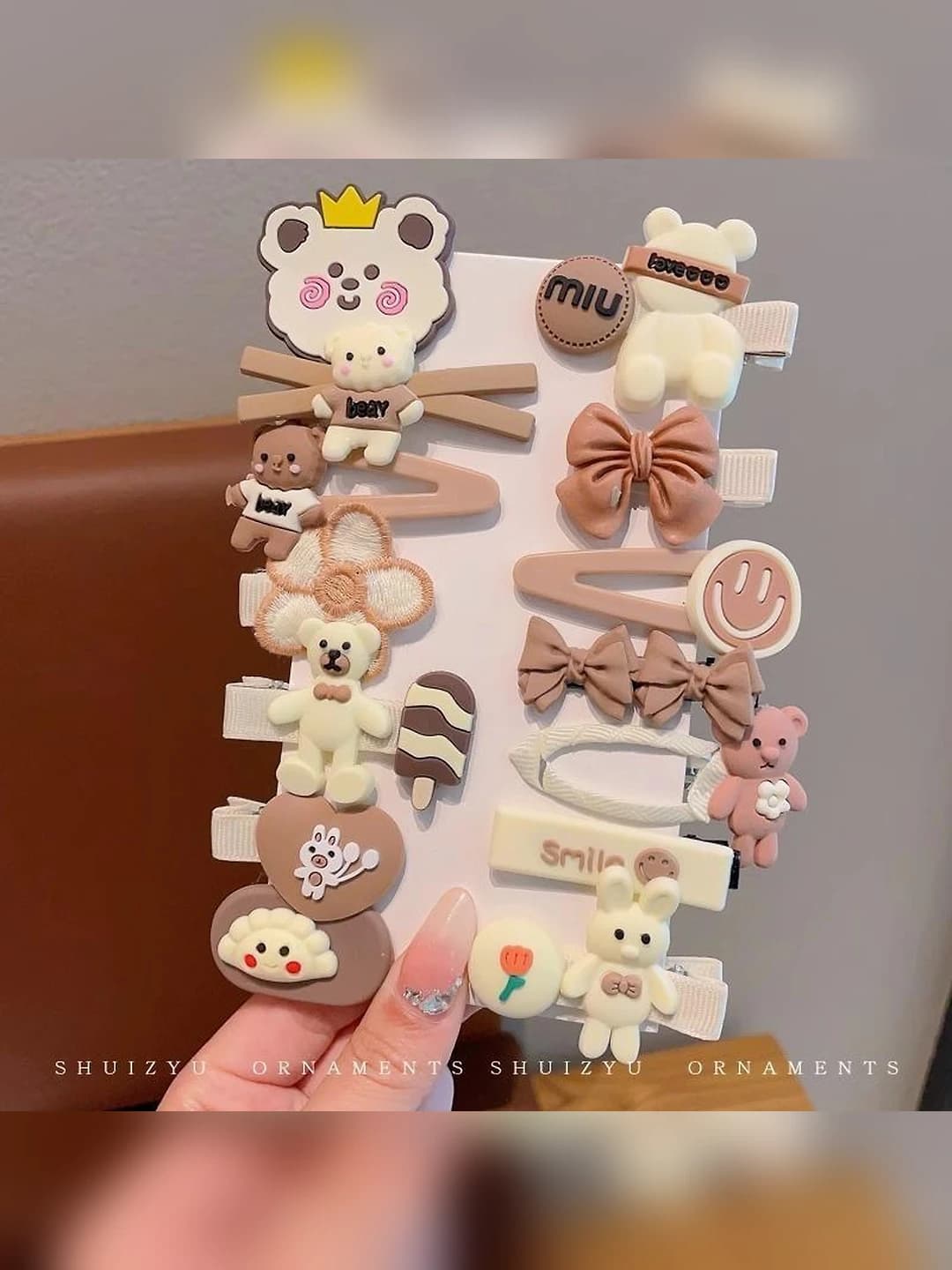 12# Кофейный бантик 14 шт