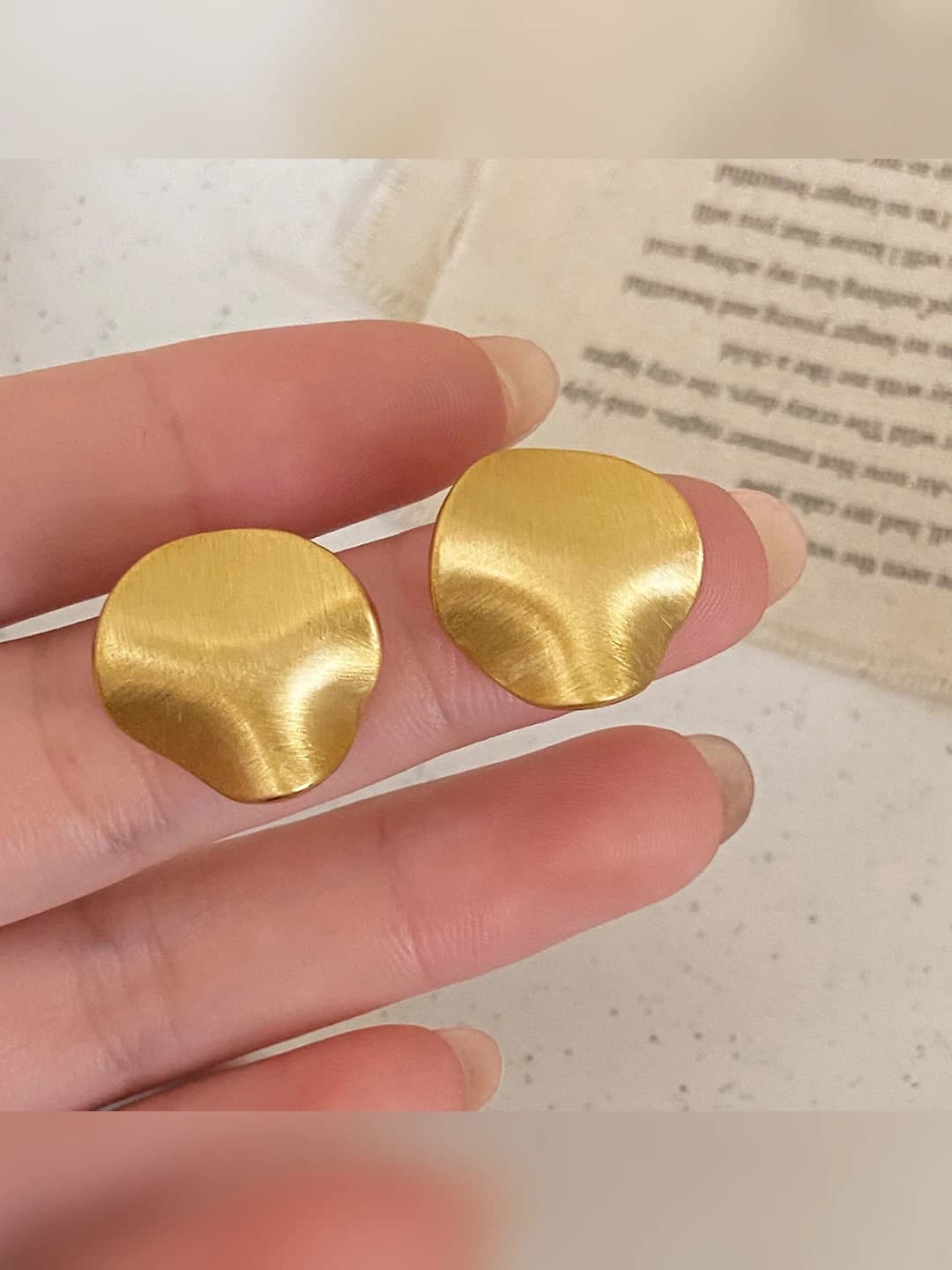 A-1491 Gold earrings