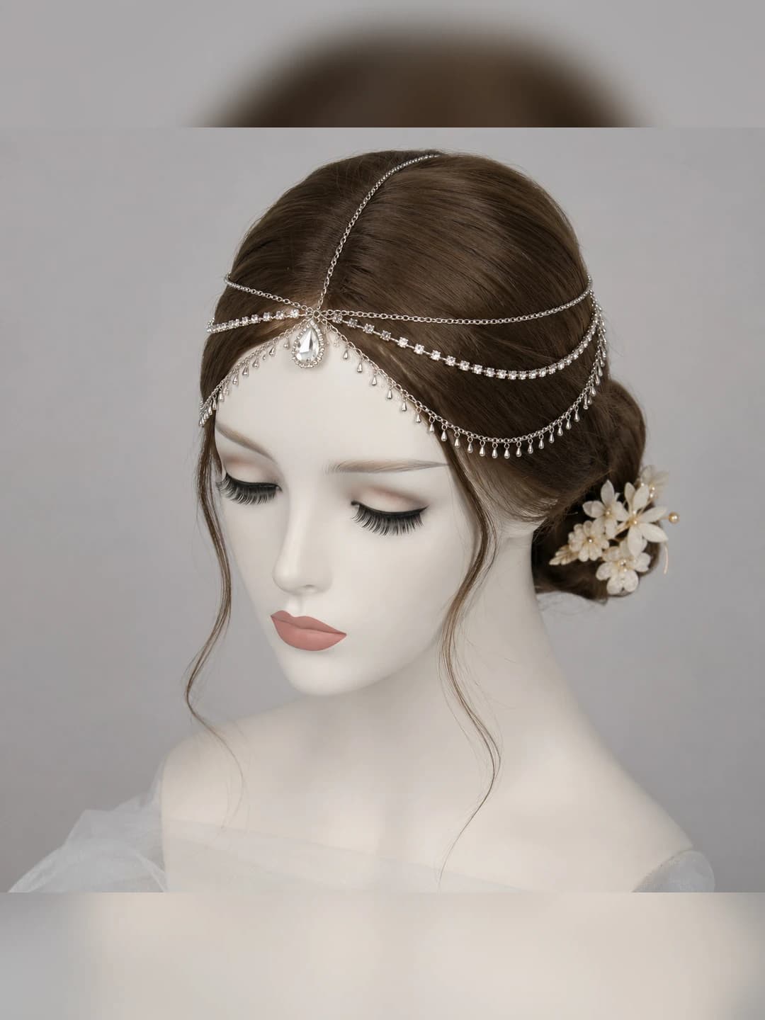 Silver headpiece 260812