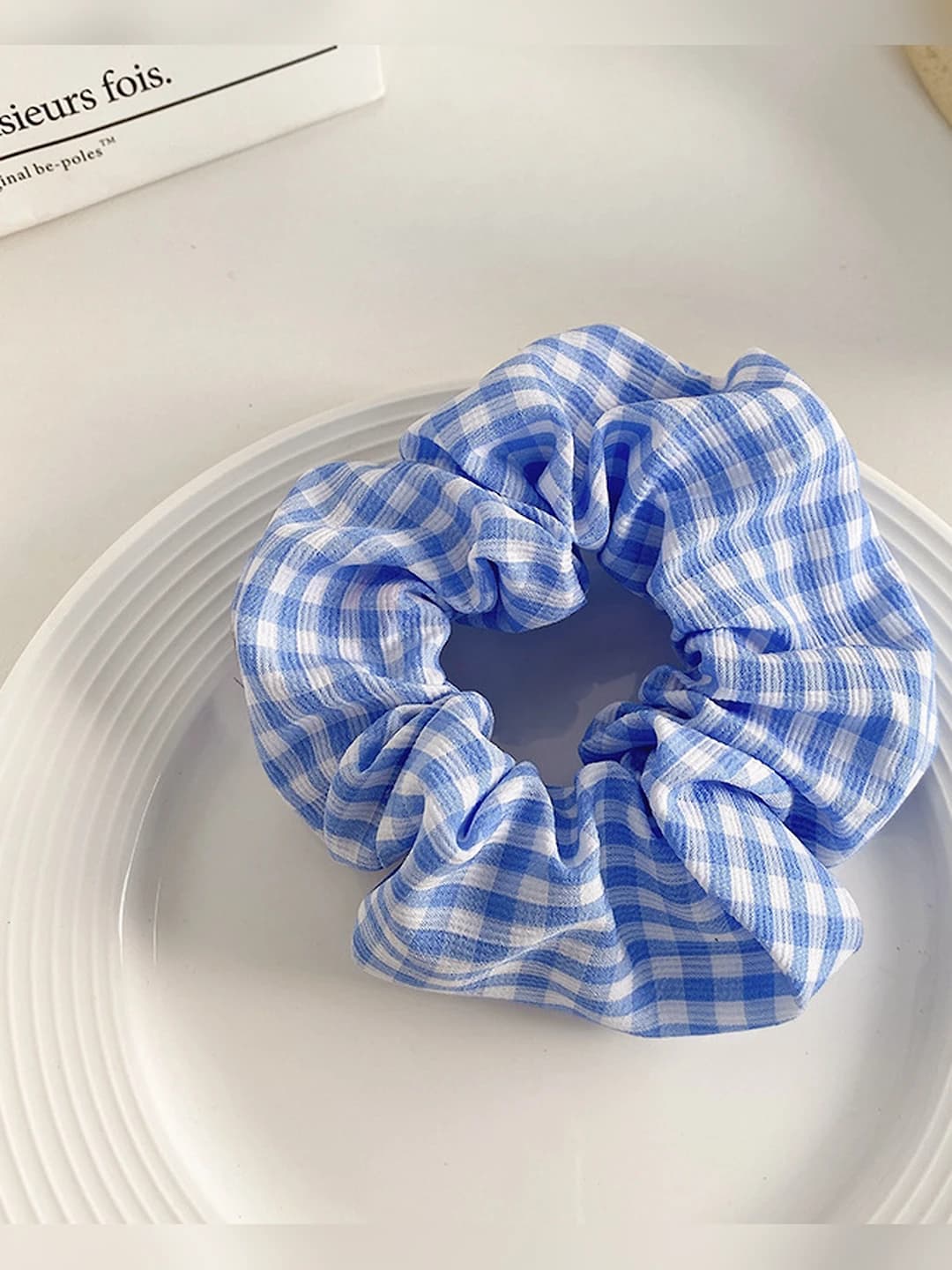 12# Blue - small plaid