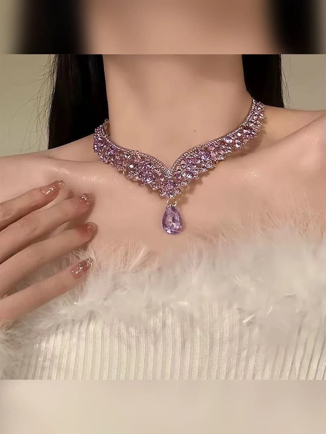 Purple zircon