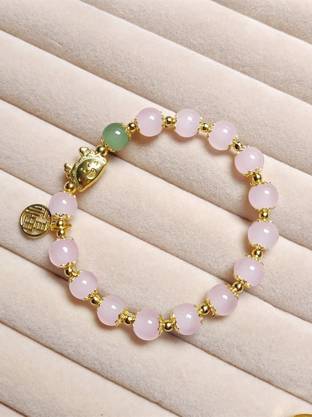 Dragon dumpling bracelet [pink]