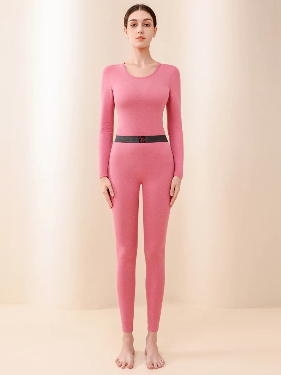 Bound edge - women's watermelon red (wool silk)