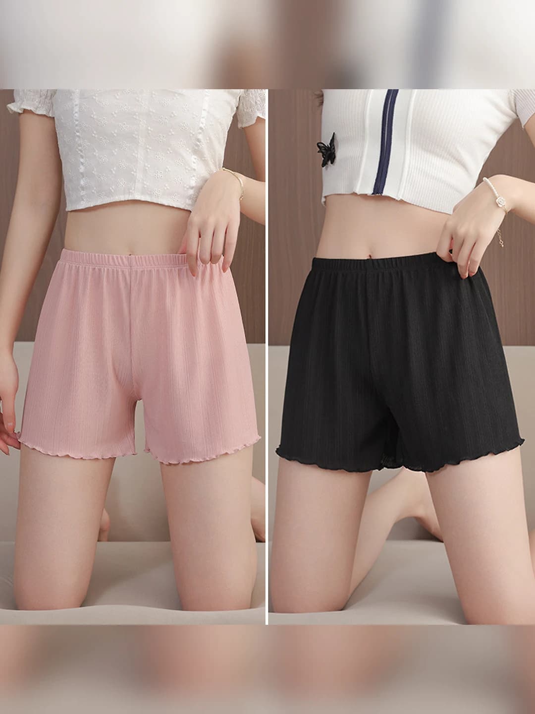 Pink + Black (2 pcs)