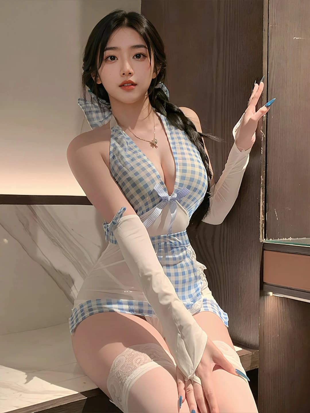 Set as pictured [no stockings]