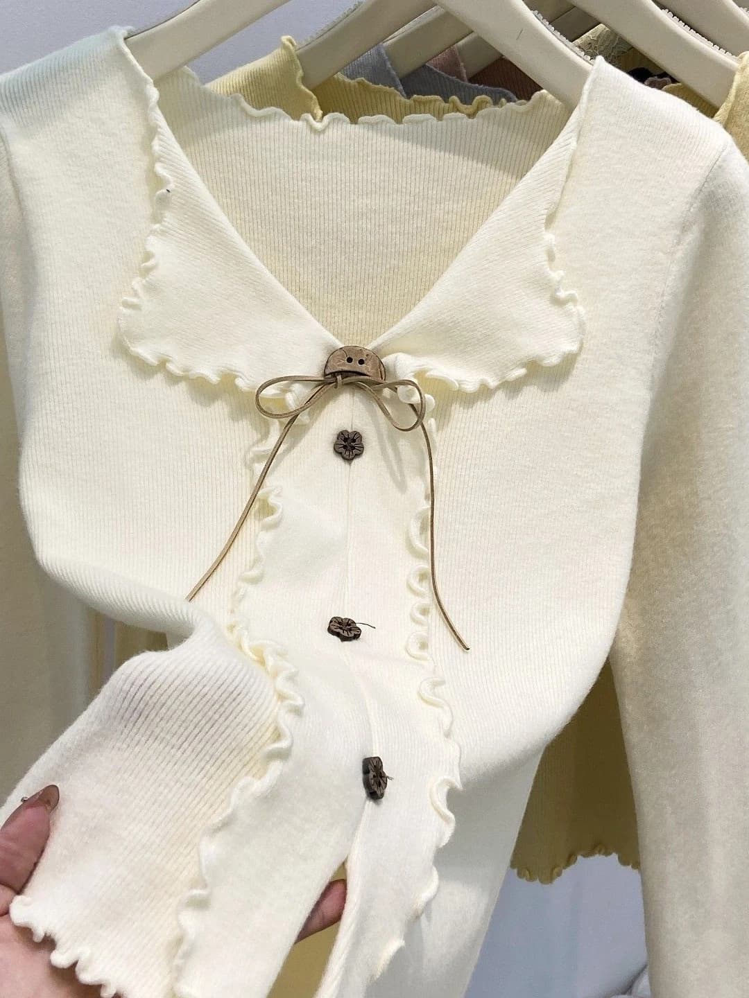 Женский зимний вязаный джемпер с V-образным вырезом, приталенный, длинный рукав, однотонный, не требует глажки, без застёжки
