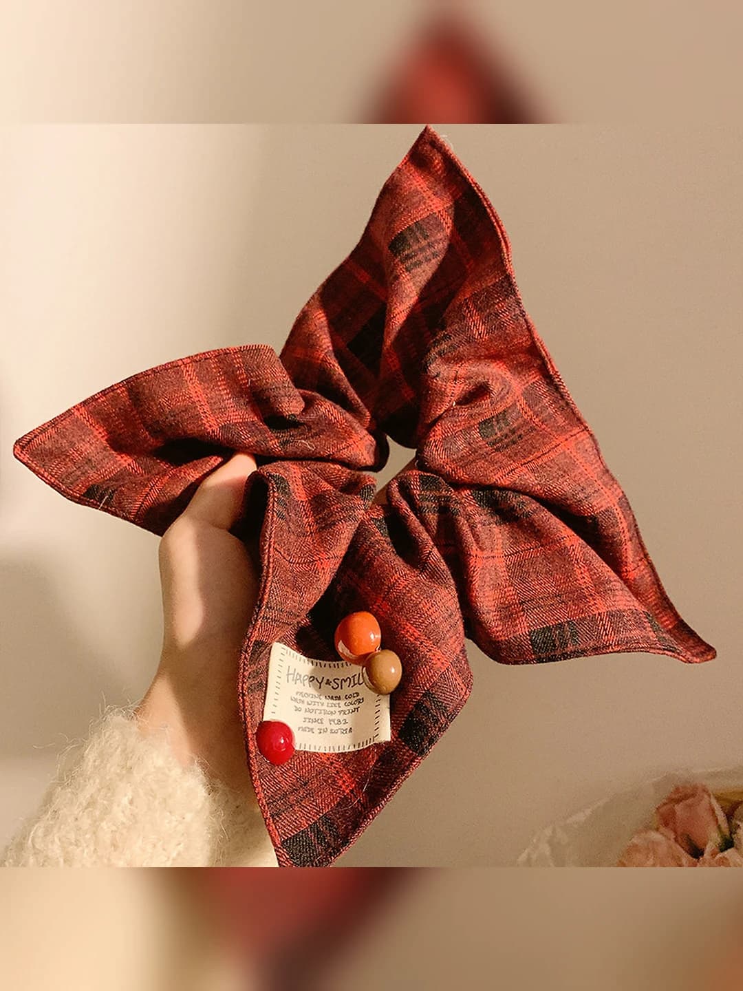 3# Red plaid