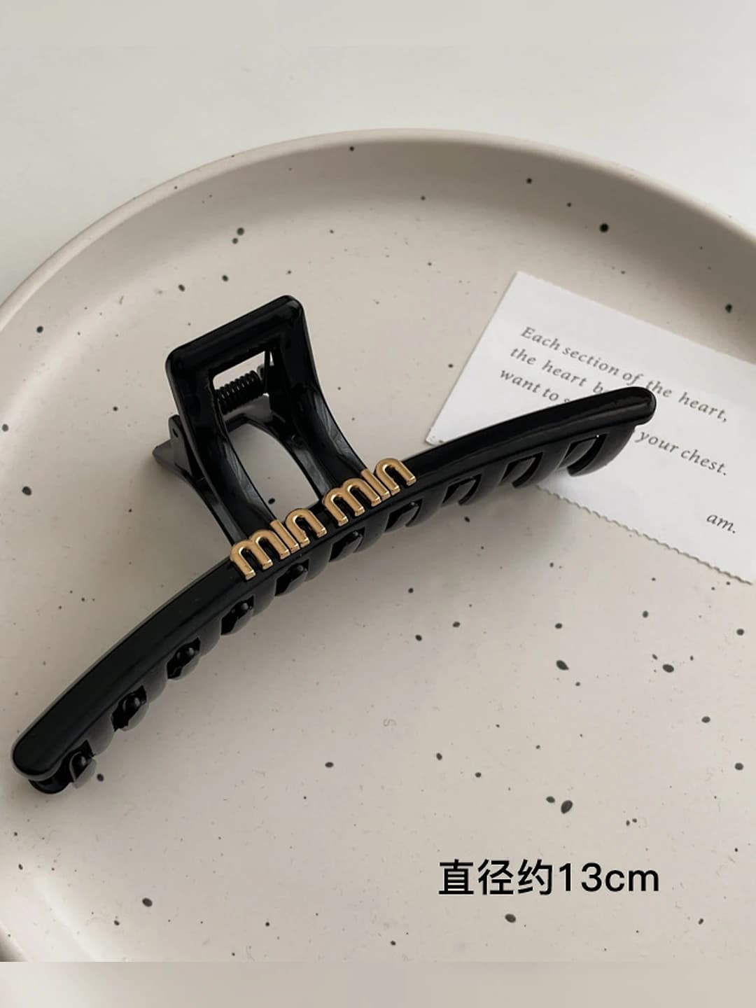 10# Glossy straight mm clip 13 cm