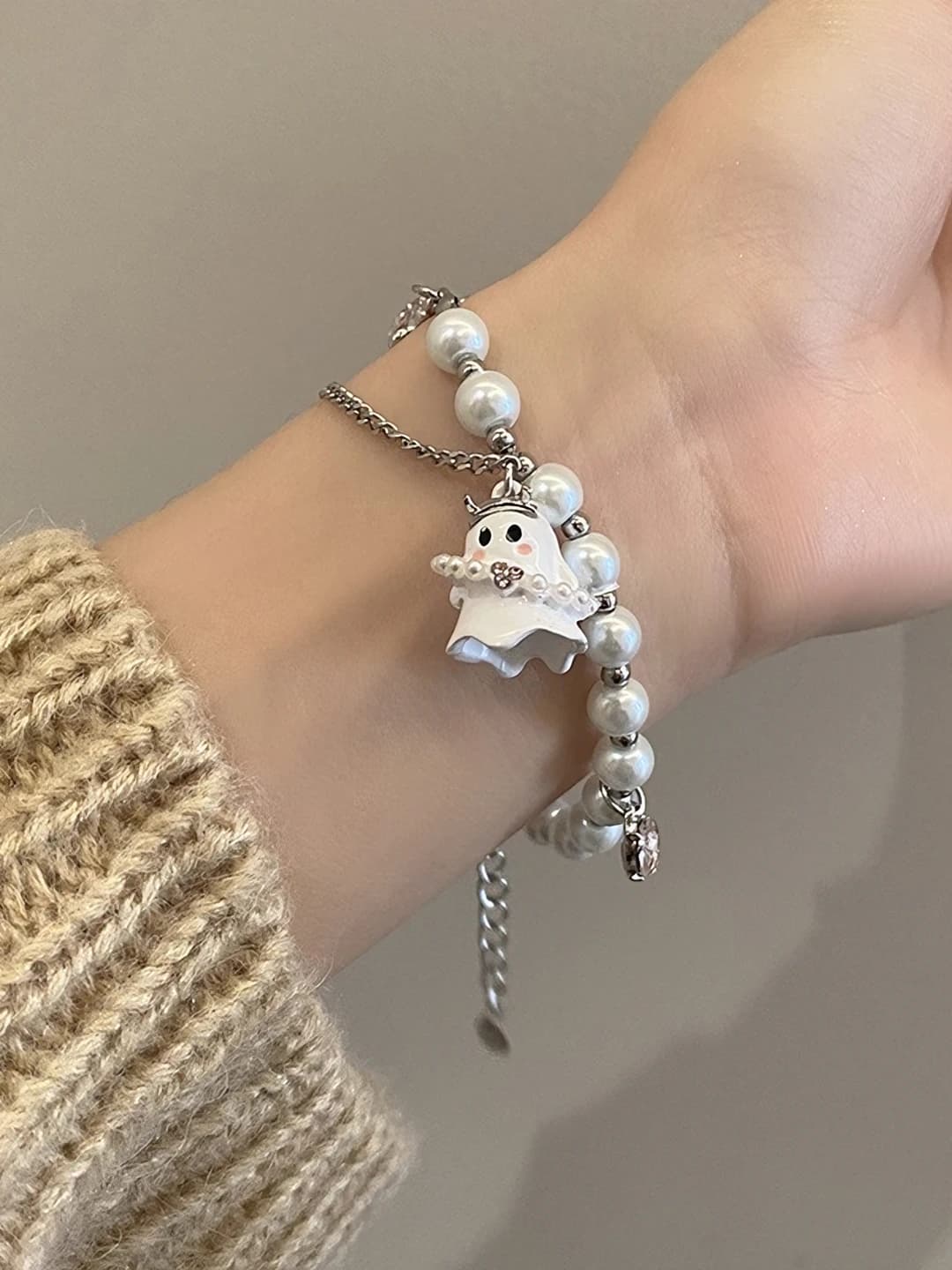 White ghost bangle