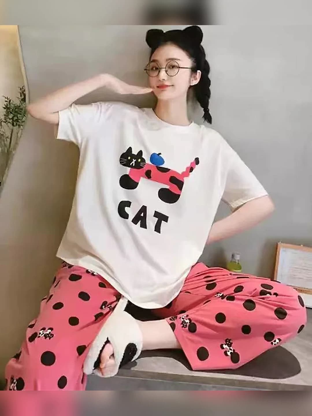 Short/Long # Black spots cat