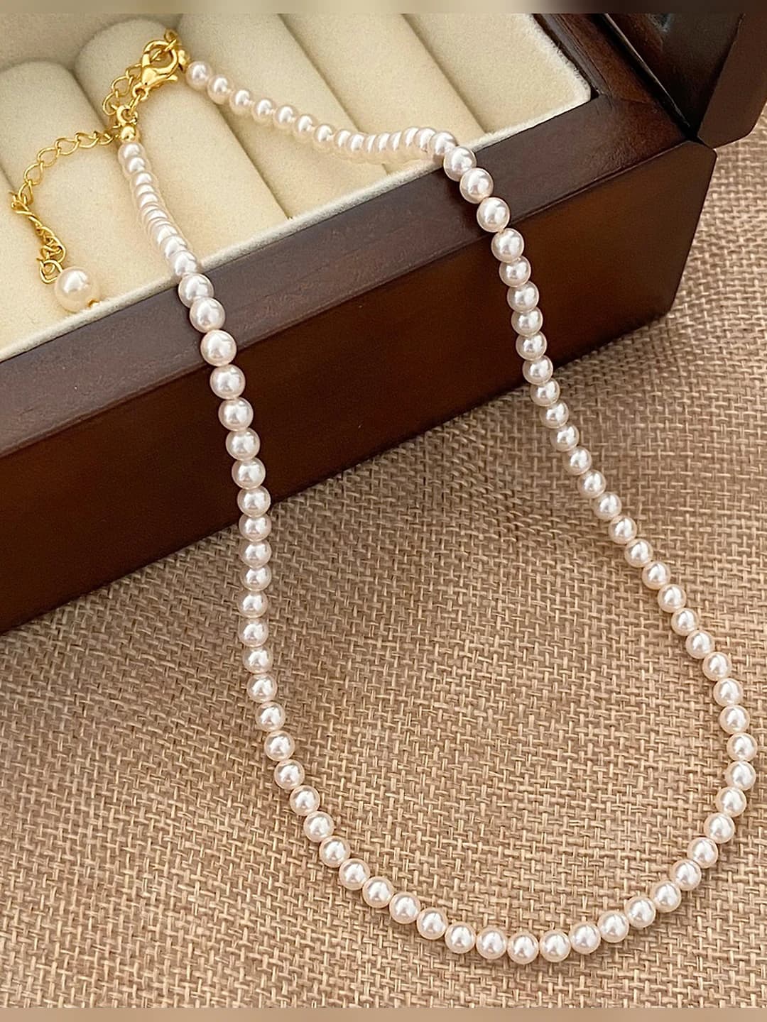4mm Swarovski Pearl chain