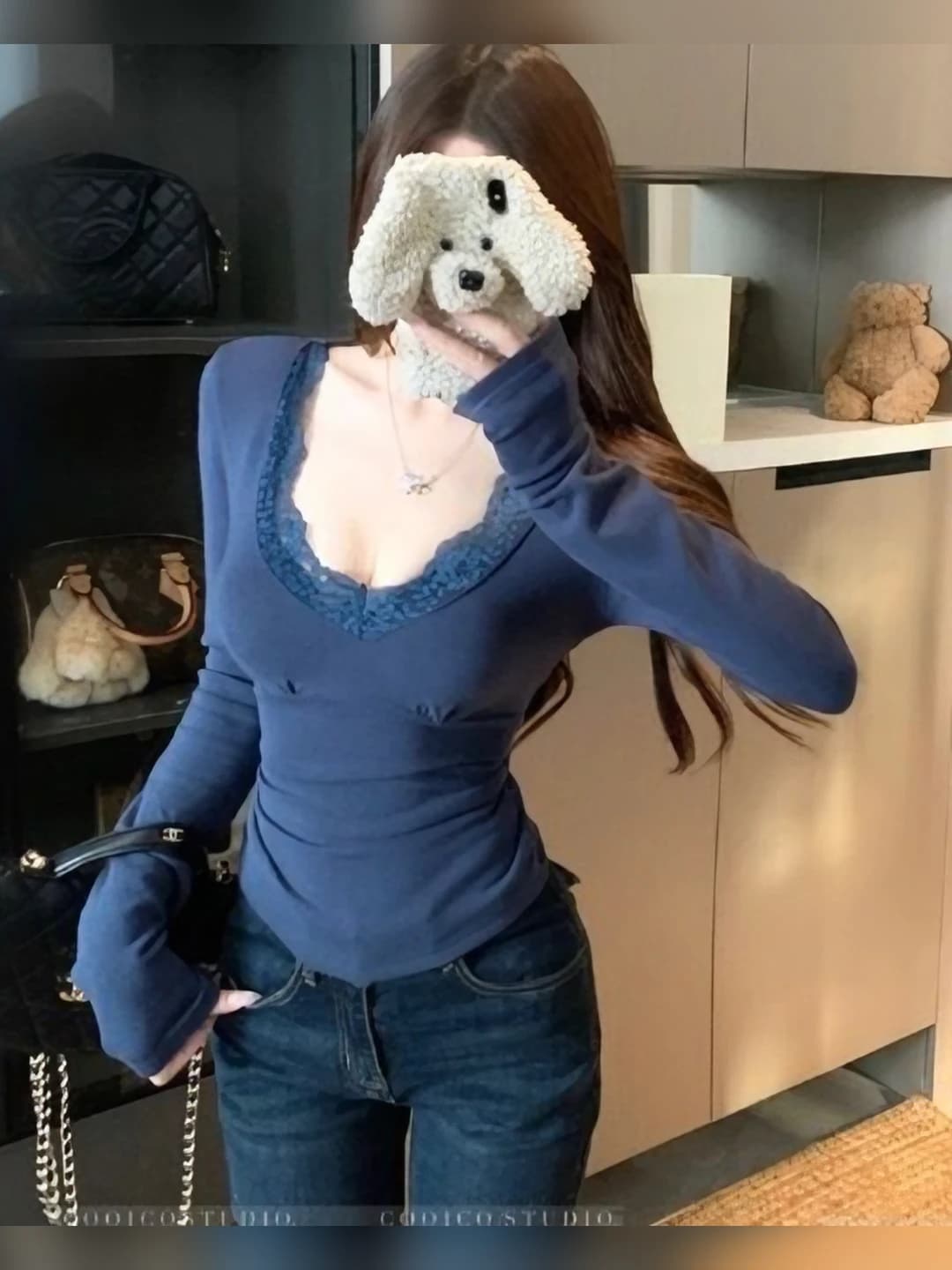 Синий
