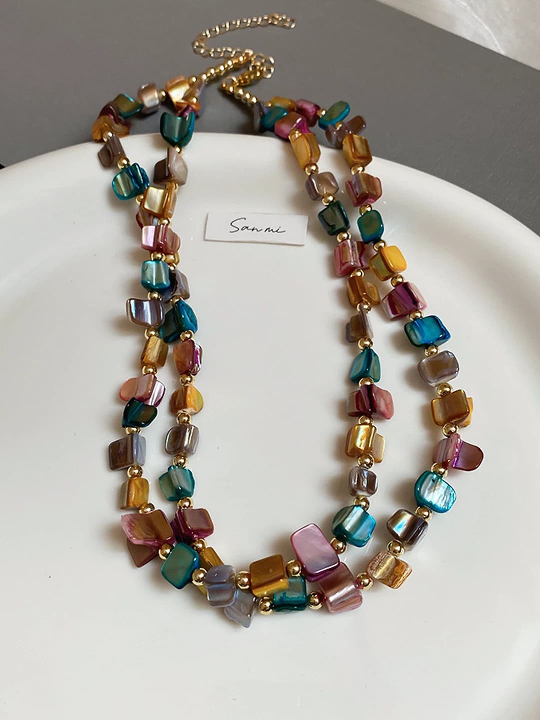 54# chain - multicolour-irregular