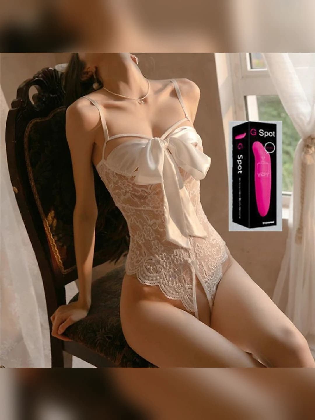 Women's lace lingerie set: sheer, medium thickness, main fabric share 70% (inclusive) - 80% (exclusive)