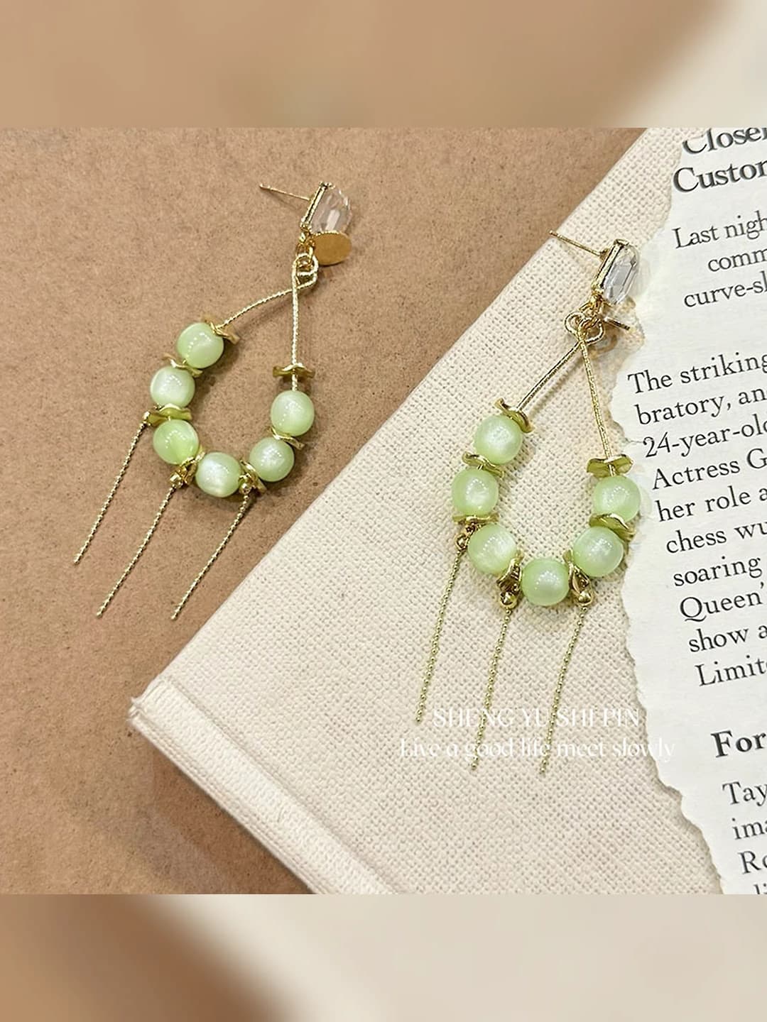 Green beads