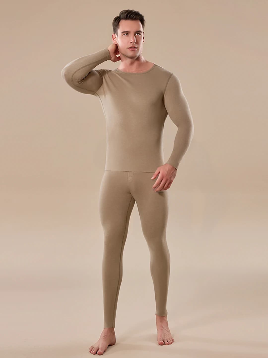 Men's seamless, warm coffee