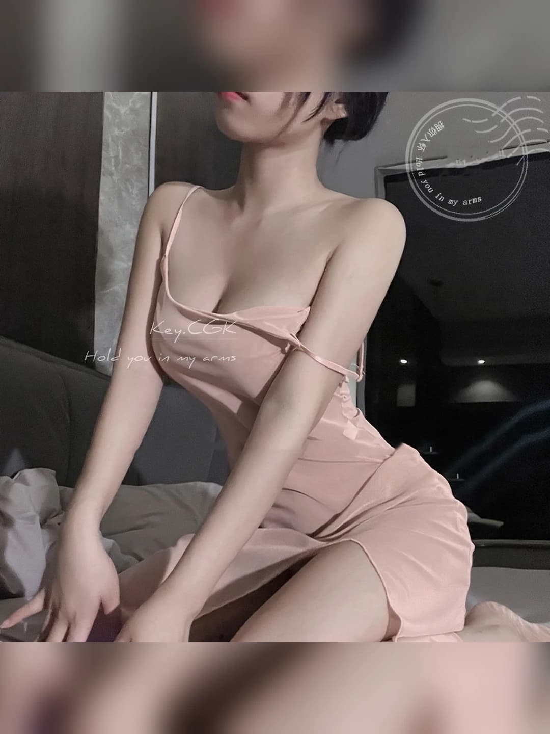Women's summer thin ice-silk fabric nightgown, underwear, 2026