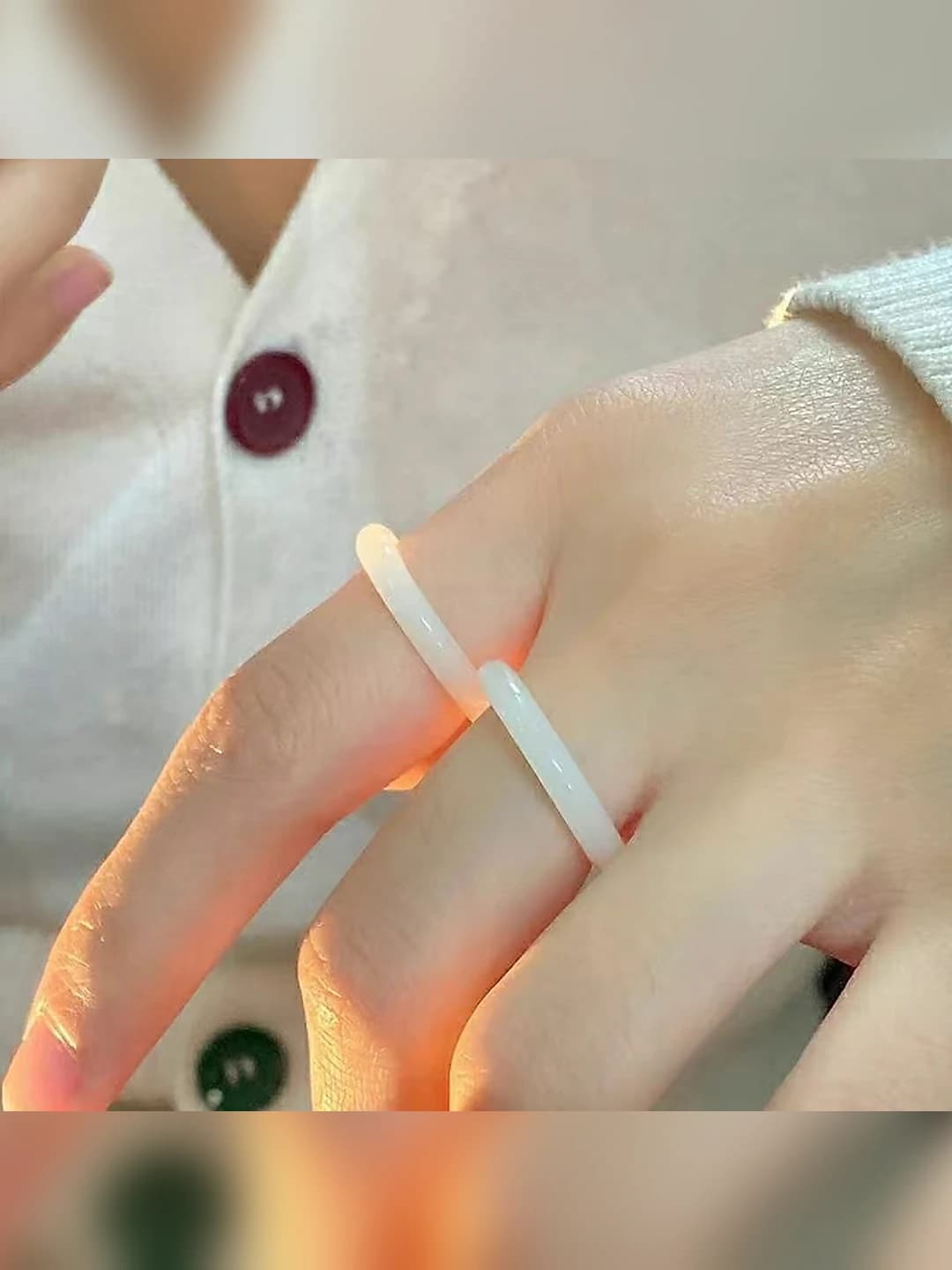 Белый 1 шт 18mm